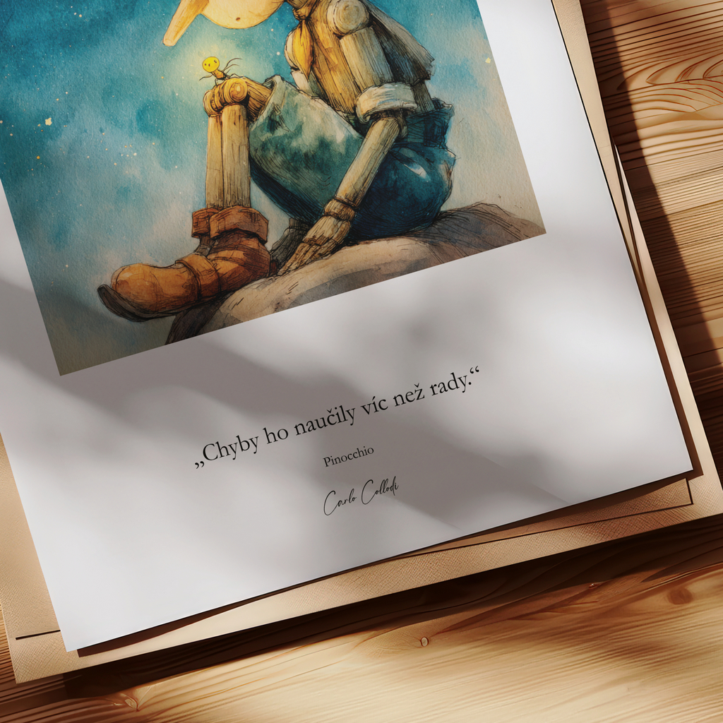 detsky plakat Pinocchio4